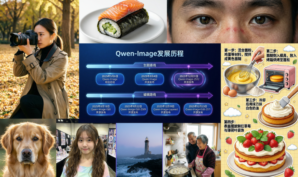 阿里通义新年礼物：开源最强Qwen-Image-2512版本告别AI塑料感与文字乱码